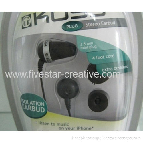 Koss The Plug Xt Stereo Portable Earbud Headphones For Ipod 